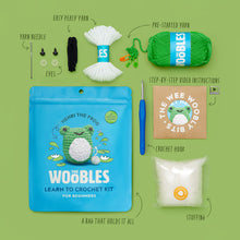 Load image into Gallery viewer, Henri the Frog Crochet Kit
