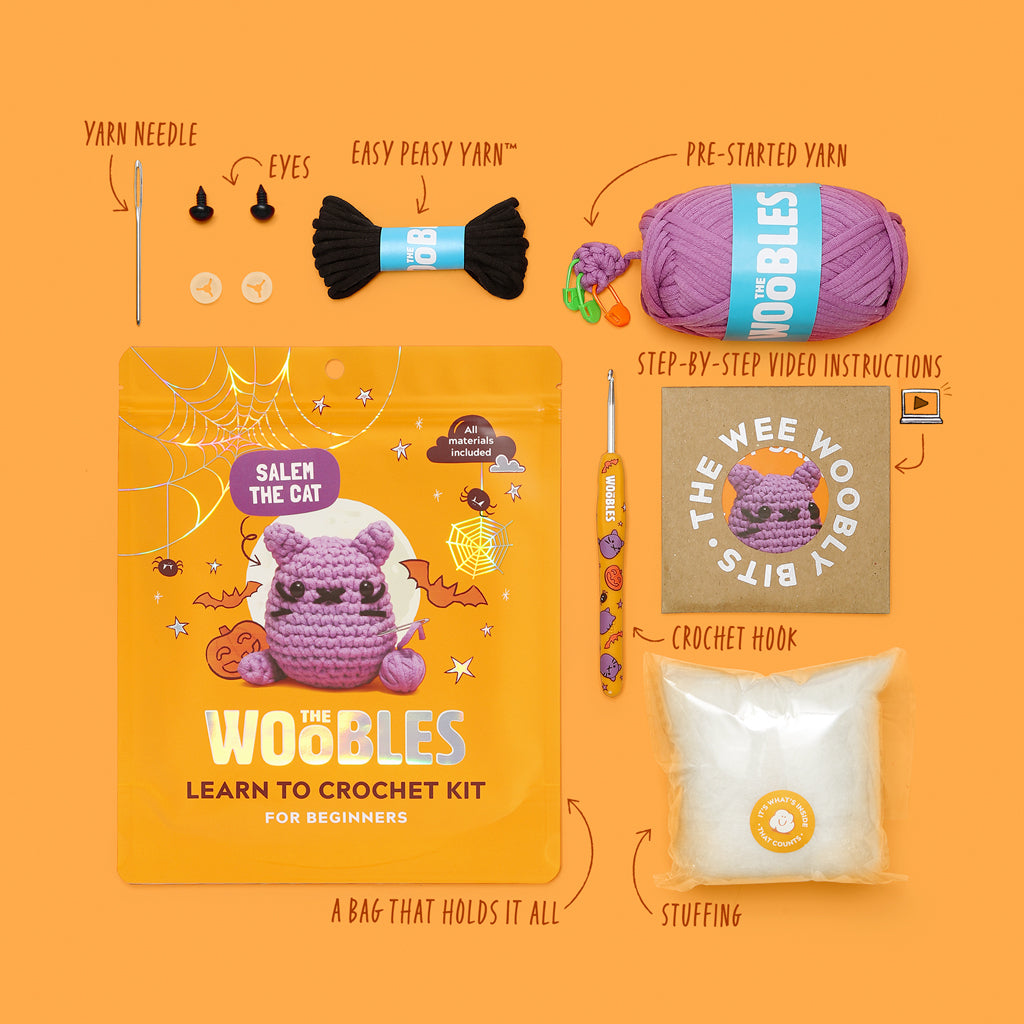 Limited Edition Purple Crochet Kit for Beginners | The Woobles