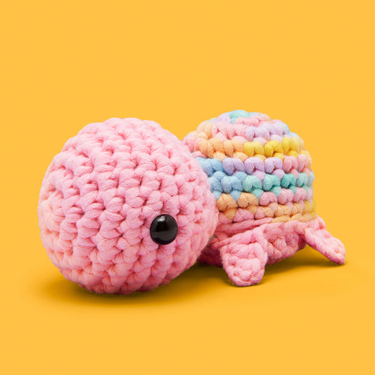 Emilio the Turtle Pastel Crochet Kit