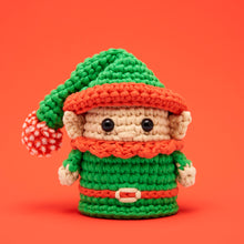 Load image into Gallery viewer, Bernard the Elf Crochet Kit