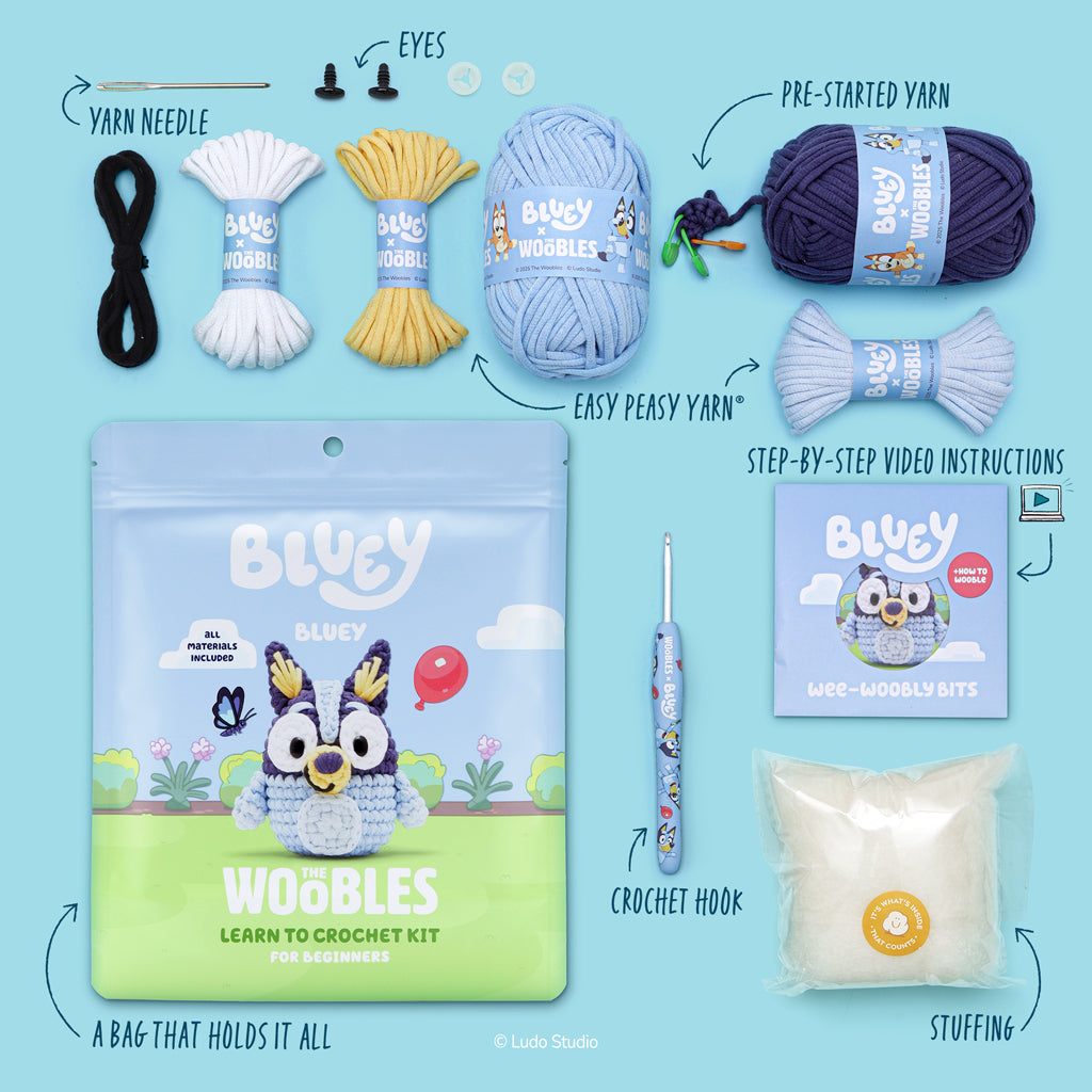 Bluey Crochet Kit | The Woobles