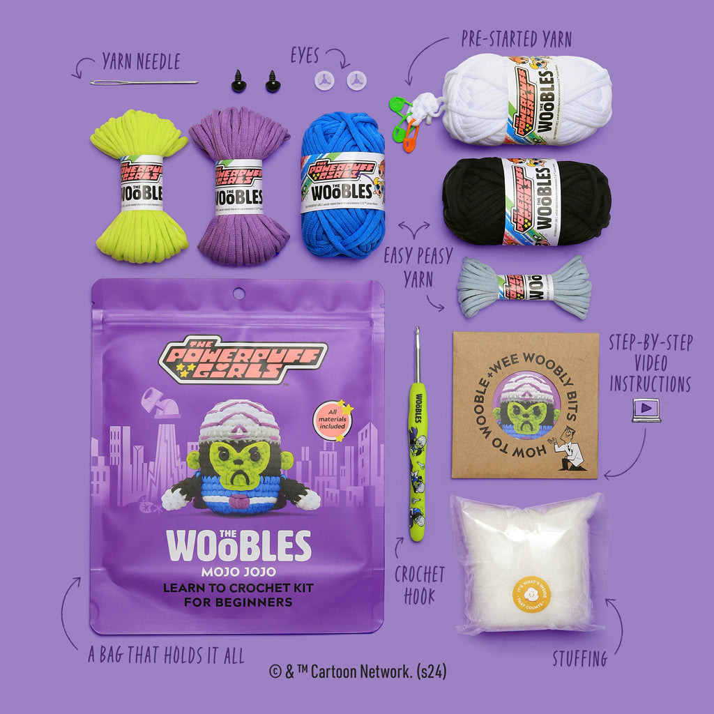 Mojo Jojo™ Crochet Kit for Beginners | The Woobles