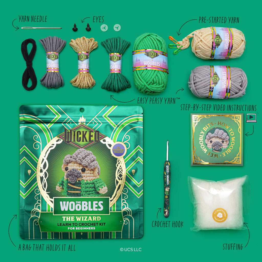 The Wizard Crochet Kit | The Woobles