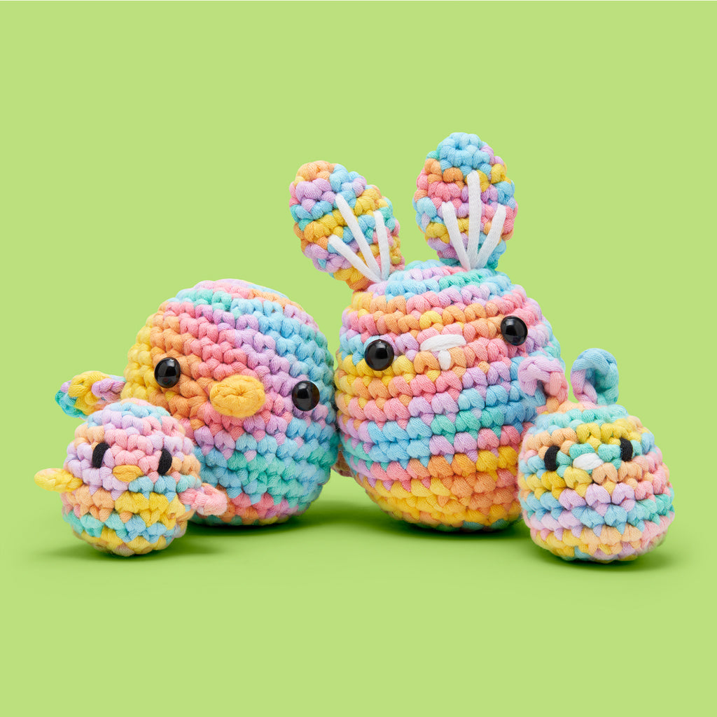 The Woobles Crochet Kit for Beginners - Easy Arts and Crafts Knitting & Crochet Animals Kit As Seen On Shark Tank - JoJo The Bunny The Woobles Crochet Kit for Beginners - Easy Arts and Crafts Knitting & Crochet Animals Kit As Seen On Shark Tank - JoJo The Bunny