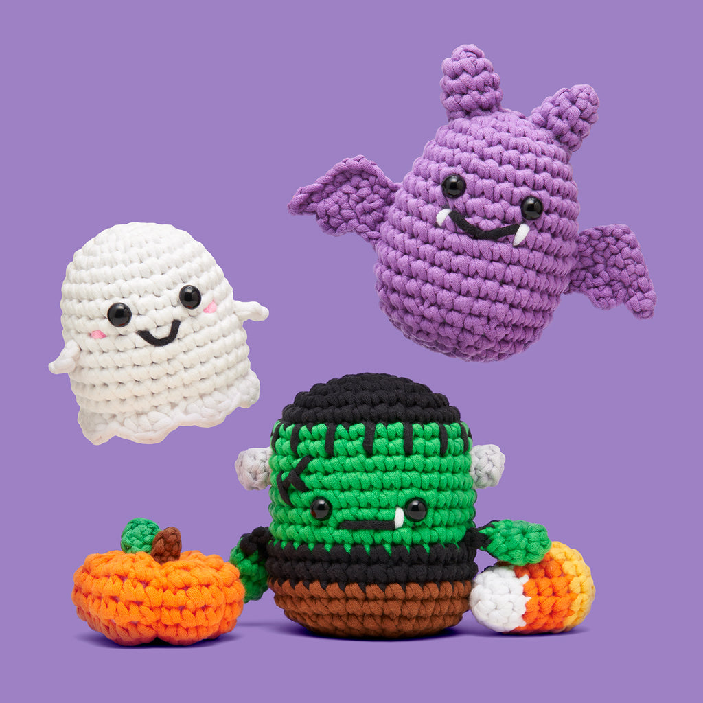 Tiny Candy Corn Crochet Kit | The Woobles