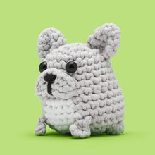 Load image into Gallery viewer, Hugo the French Bulldog Crochet Kit