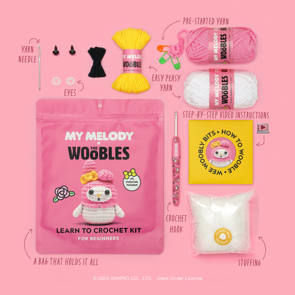 My Melody™ Crochet Kit for Beginners | The Woobles
