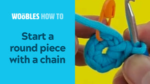 Start round piece with a chain