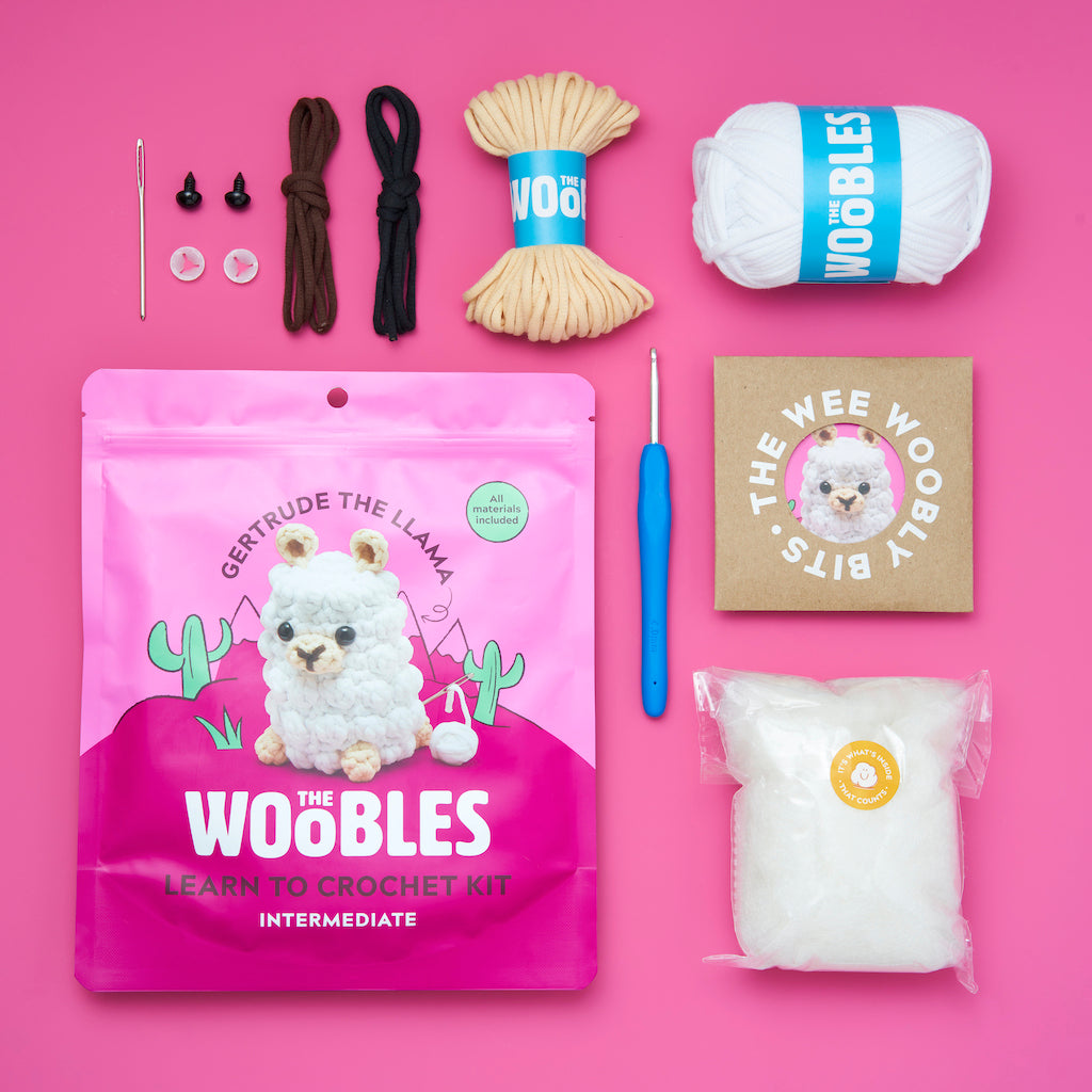 Llama Crochet Kit For Beginners The Woobles llama-crochet-kit-for-beginners-the-woobles