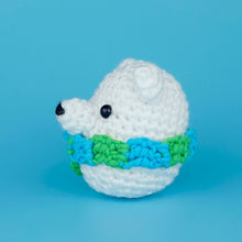 Load image into Gallery viewer, Earth Day Limited Edition Lola Loca the Polar Bear Crochet Kit