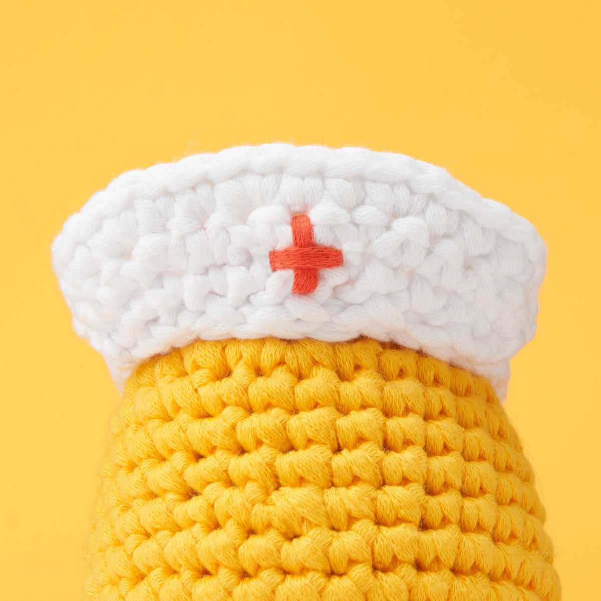 Tiny Nurse Hat Crochet Kit | The Woobles