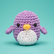 Load image into Gallery viewer, Purple Penguin Crochet Kit
