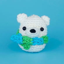 Load image into Gallery viewer, Earth Day Limited Edition Lola Loca the Polar Bear Crochet Kit