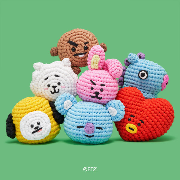 Koya From BT21 & the Woobles Collab Crochet Plushie 