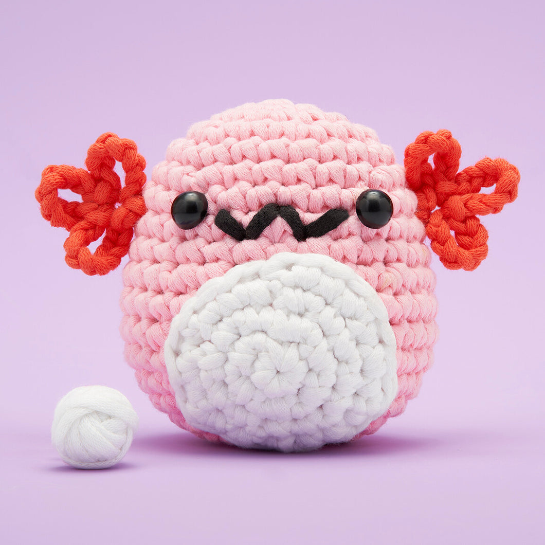 Limited Edition Axolotl Crochet Kit | The Woobles