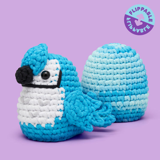 Nova the Blue Jay Crochet Kit