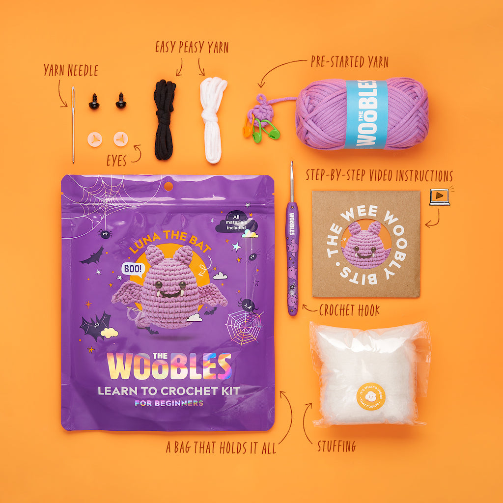 All Woobles' Eve Crochet Bundle: Halloween Crochet Kits