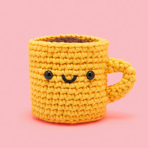 Coffee Mug Crochet Kit for Beginners