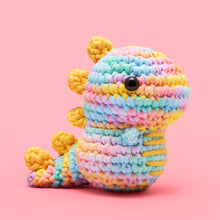 Load image into Gallery viewer, Pastel Dinosaur Crochet Kit
