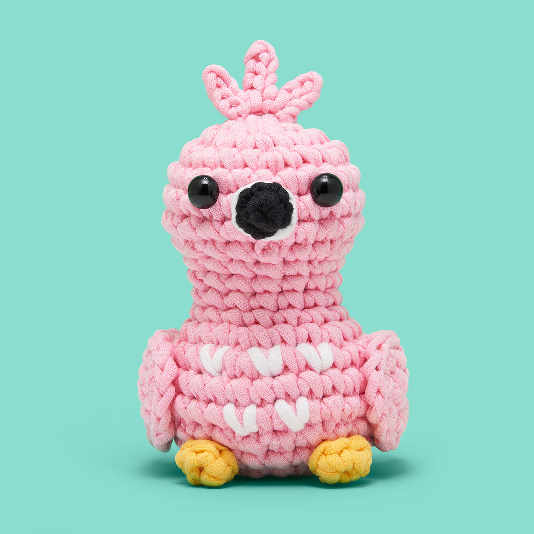 Zoe the Flamingo Crochet Kit | The Woobles