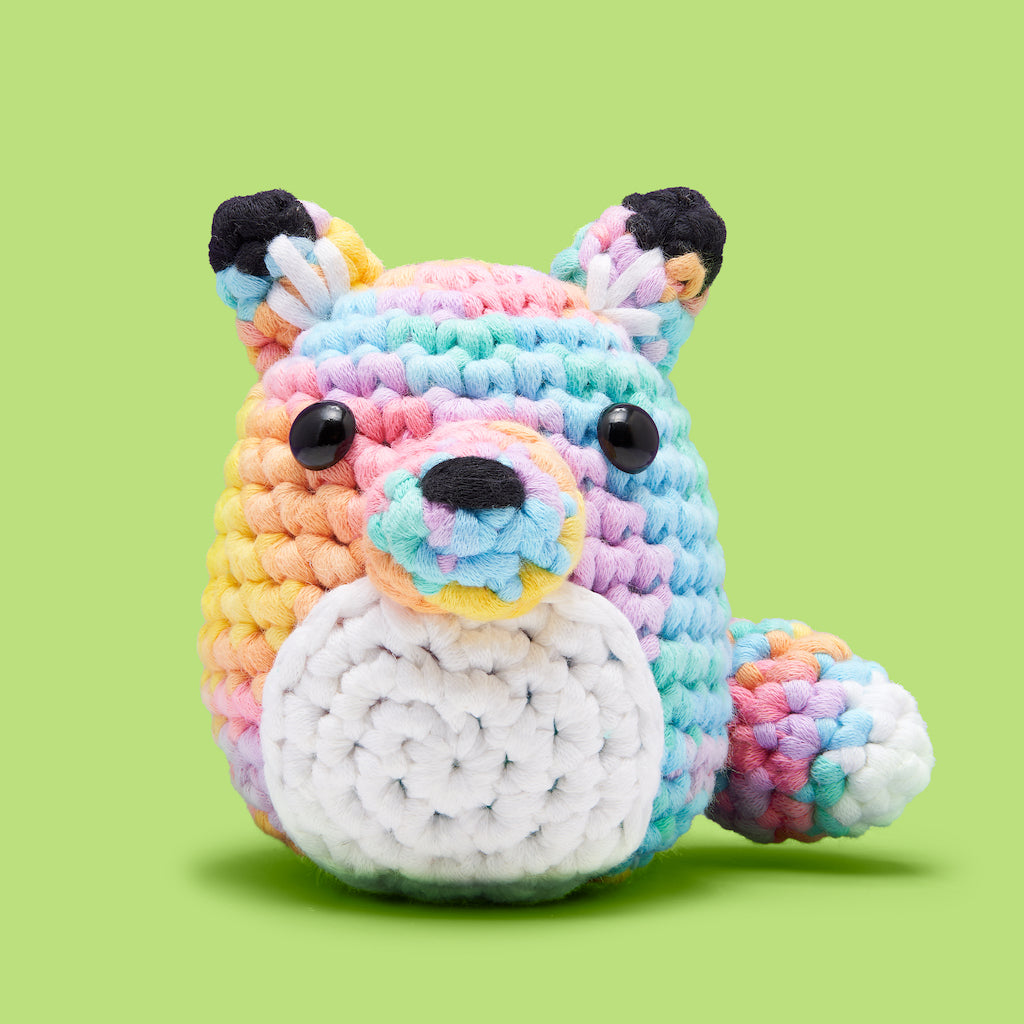 Pastel Fox Crochet Kit | The Woobles