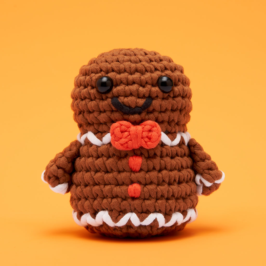 Gingerbread Man Crochet Kit for Beginners | The Woobles