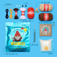 Load image into Gallery viewer, Flump the Gnome Crochet Kit
