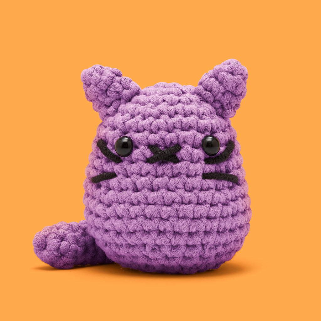 The Woobles learn to crochet kit salem the selling cat Halloween treat yo self bundle