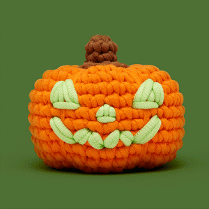 Hal the Jack-o'-lantern Crochet Kit | The Woobles Hal the Jack-o'-lantern Crochet Kit | The Woobles