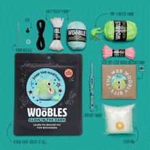 Load image into Gallery viewer, Zorp the Martian Crochet Kit

