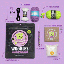 Load image into Gallery viewer, Wibbit the Neptunian Crochet Kit
