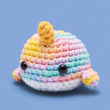Load image into Gallery viewer, Pastel Narwhal Crochet Kit
