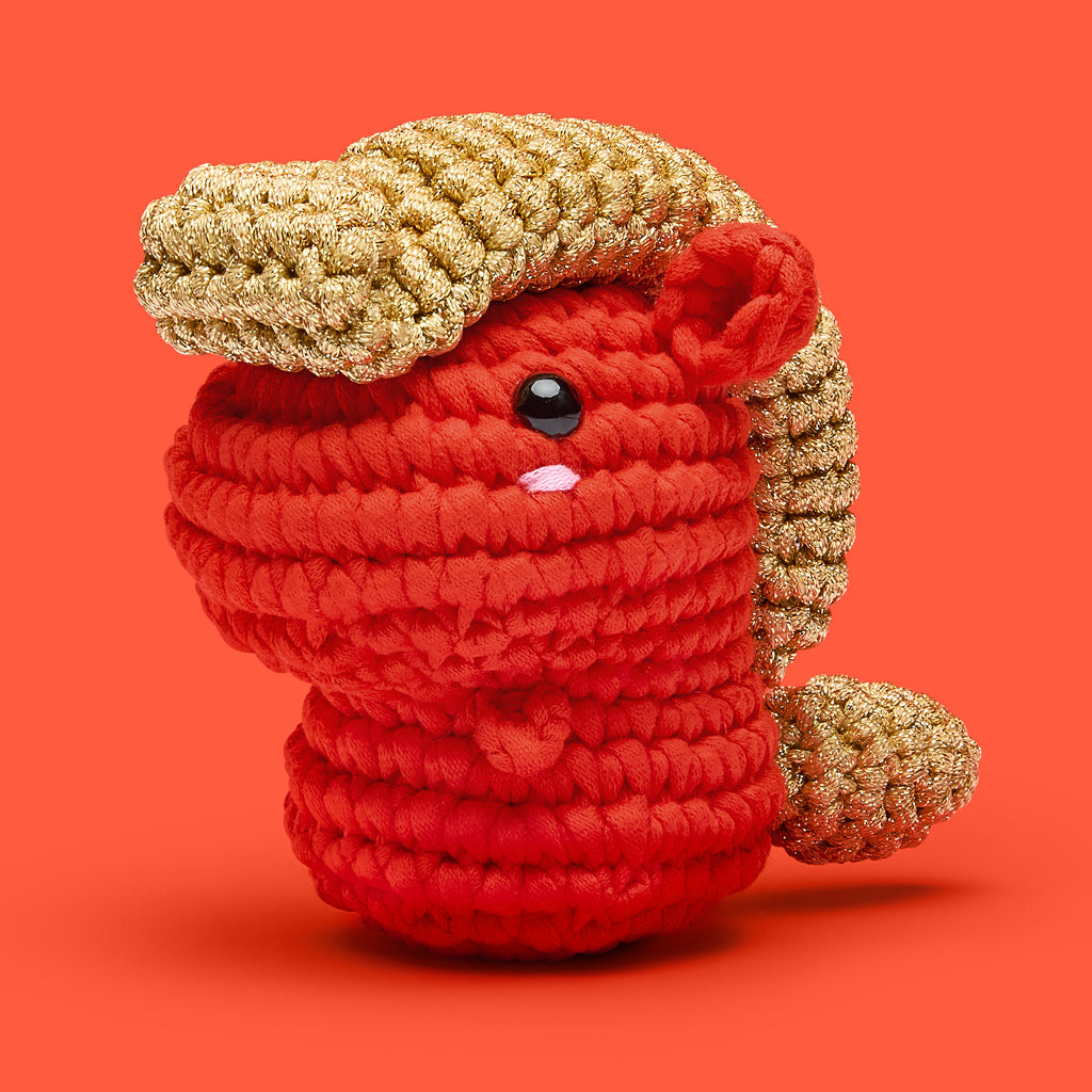 Jia the Fire Horse Crochet Kit | The Woobles