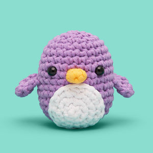Pierre the Penguin Purple Crochet Kit