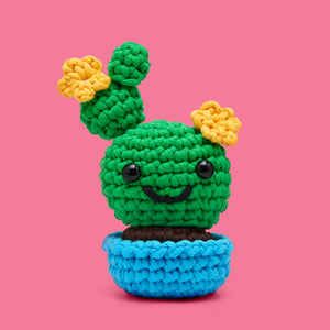 crochet prickly pear cactus Sidney the Prickly Pear Cactus Crochet Kit