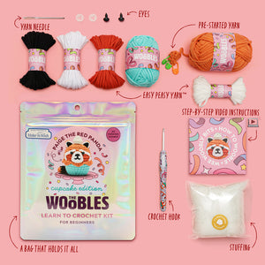 Paige the Red Panda: Cupcake Edition Crochet Kit