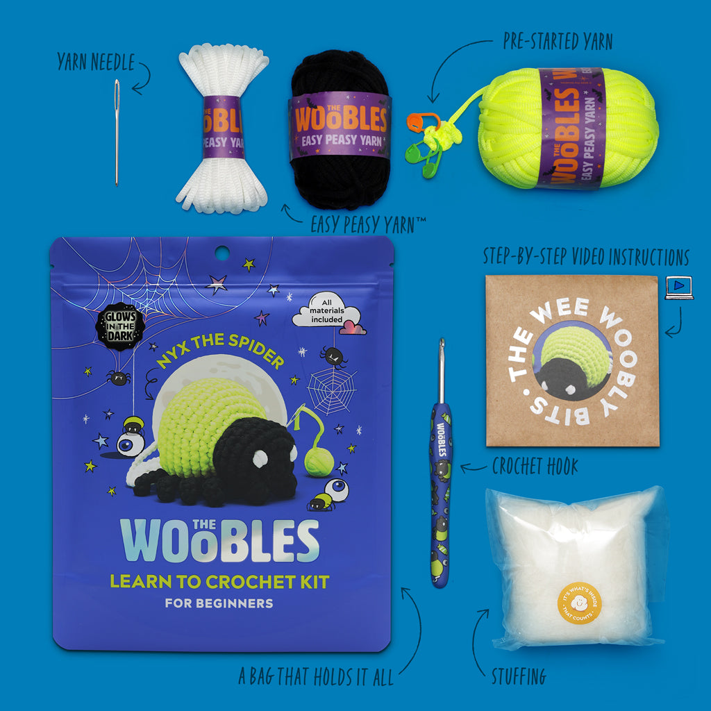 Nyx the Spider Crochet Kit | The Woobles