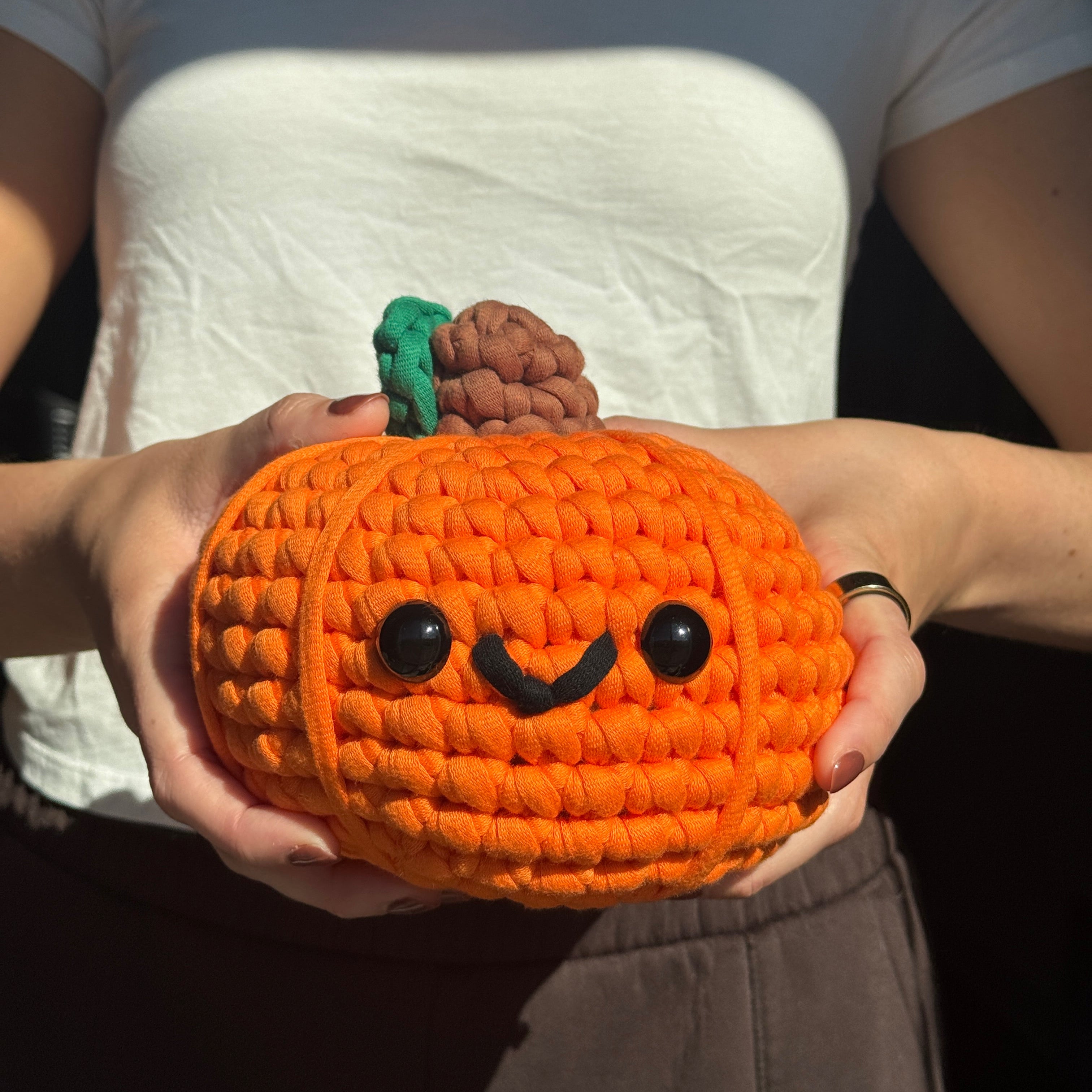 Sawyer the Pumpkin Crochet Kit | The Woobles