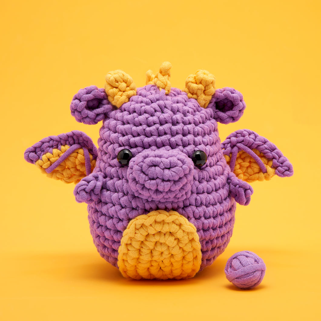Dragon Crochet Kit for Beginners The Woobles