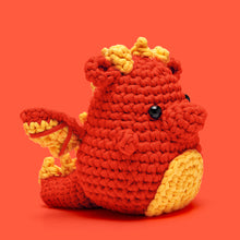 Load image into Gallery viewer, Red Dragon Crochet Kit
