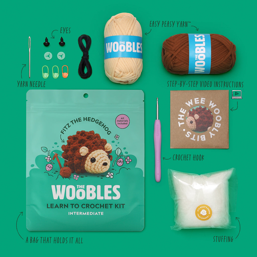 Hedgehog Crochet Kit | The Woobles