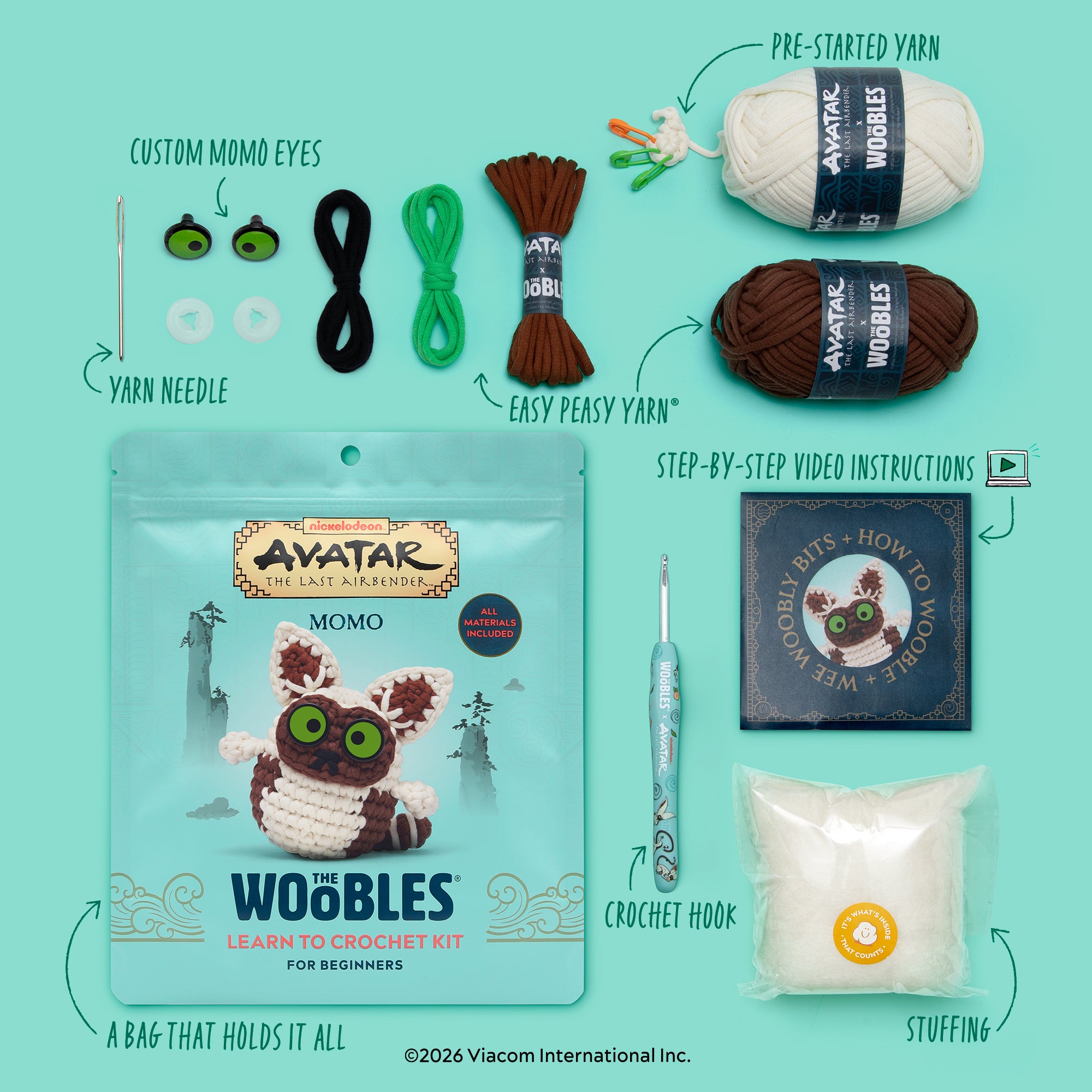 Momo Crochet Kit | The Woobles