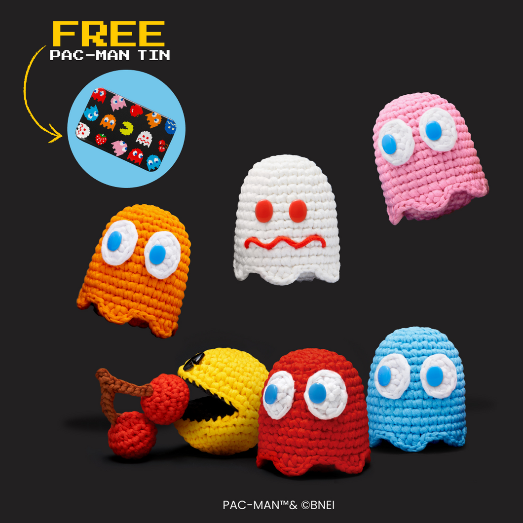PAC-MAN-ificent Pals Crochet Kit Bundle | The Woobles