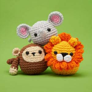 DIY Crochet Kit Jungle Friends