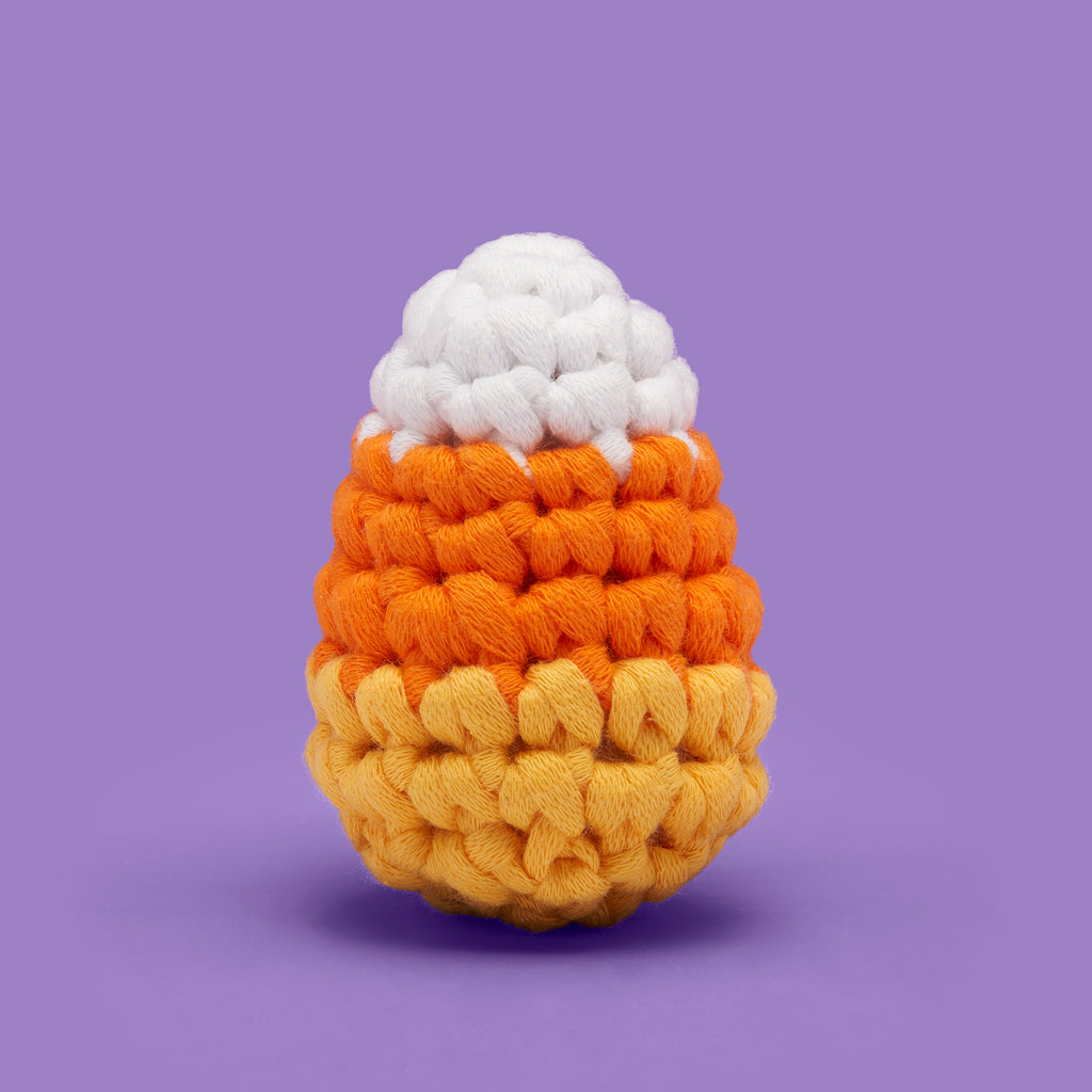 Tiny Candy Corn Crochet Kit | The Woobles