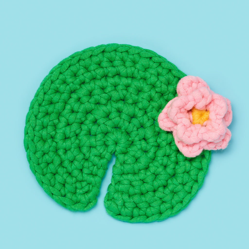 Tiny Lily Pad Crochet Kit | The Woobles