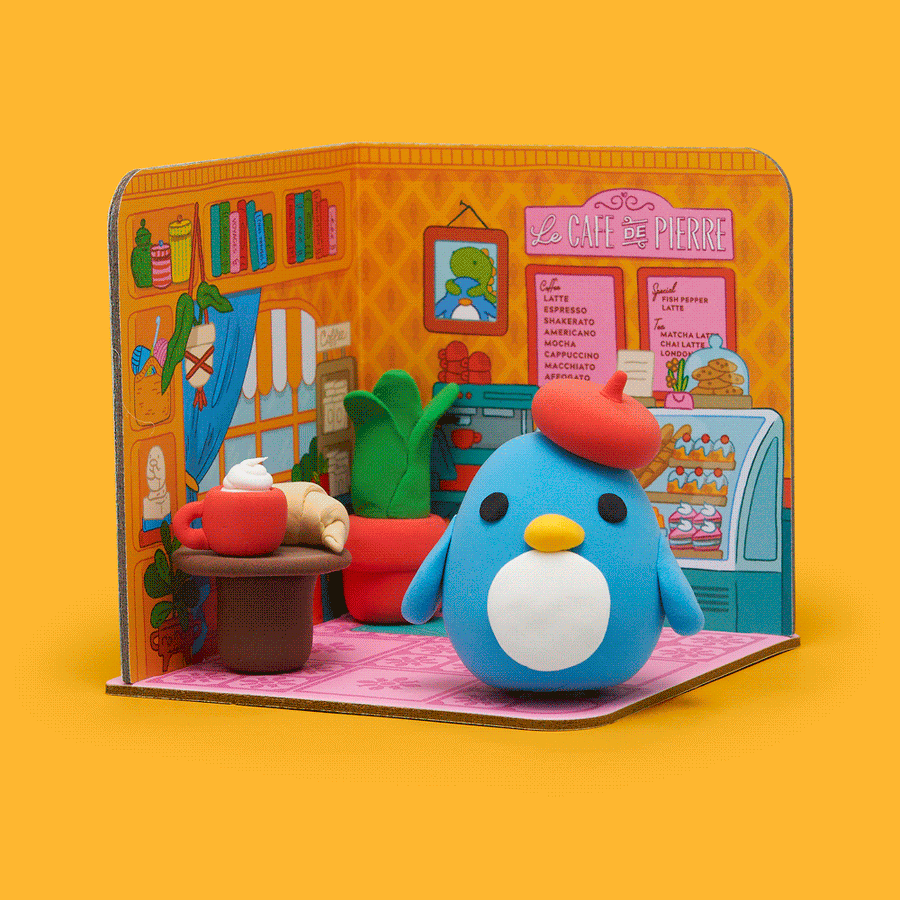 Air Dry Clay Kit: Pierre's Parisian Cafe