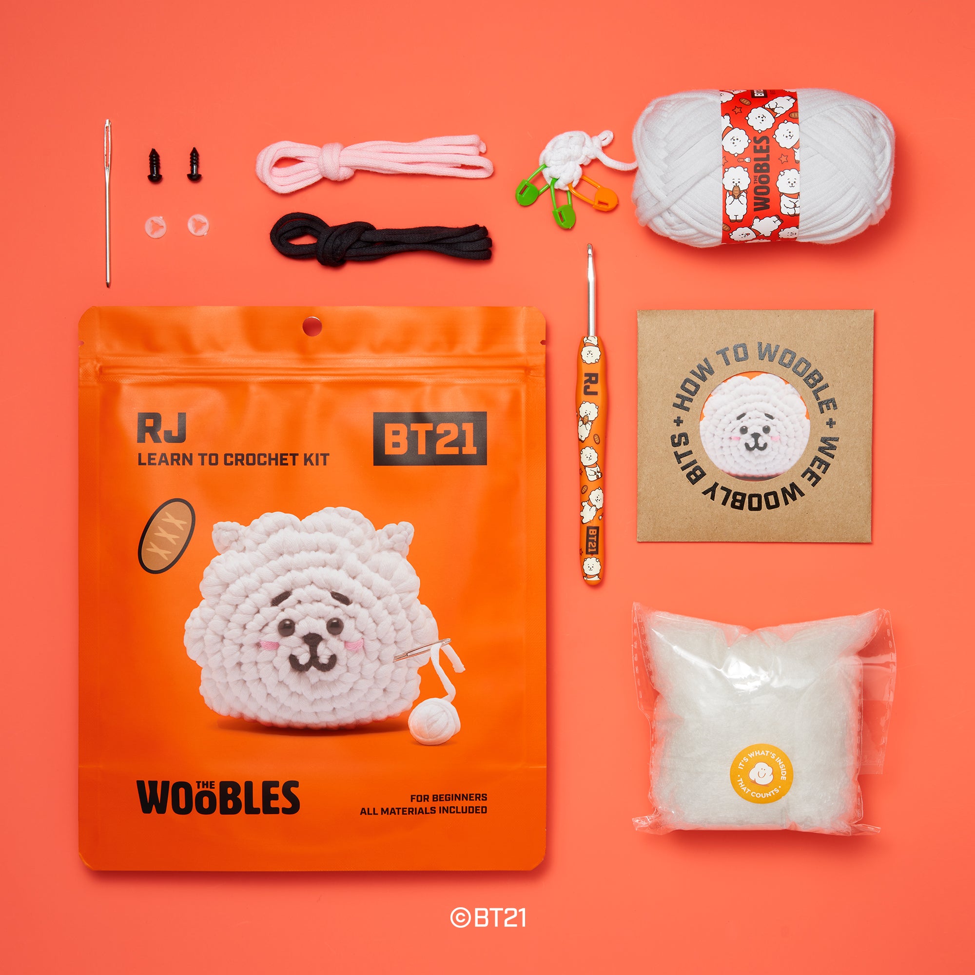 Woobles Crochet Kit Sold Out Joe The Coffee Mug Cup With Hook