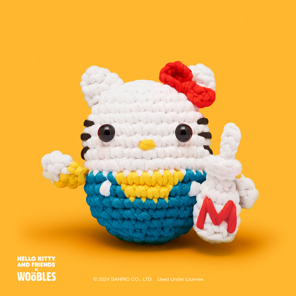 Hello kitty x pusheen amigurumi crochet outlets kit