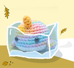 Bjørn the Narwhal Pastel Crochet Kit